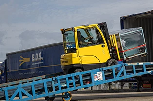 Vorkheftrucks met hoge prestaties en geringe impact
