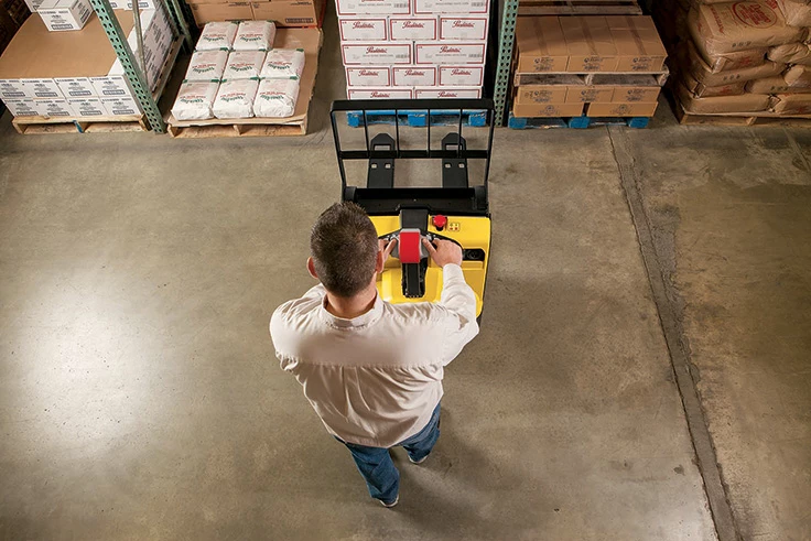 Electric Pallet Truck  by Hyster