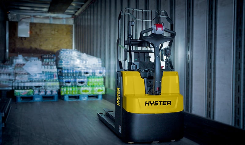 Route Runner charging in the back of a trailer