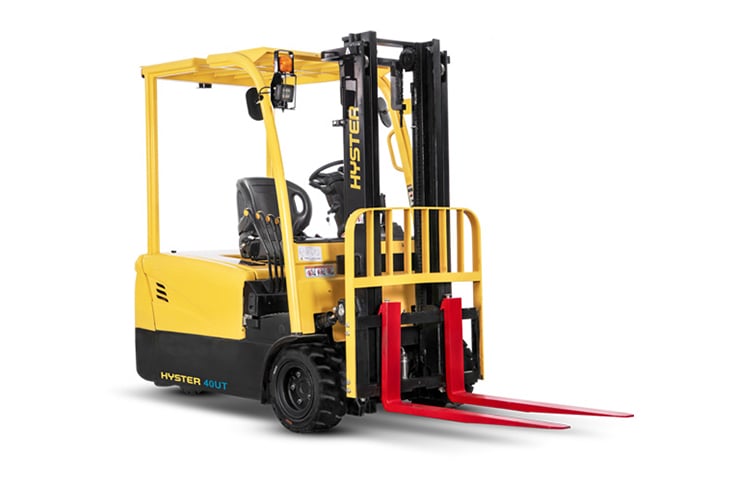 Lithium ion forklift | 3 Wheel Electric Counterbalance Forklift | Hyster