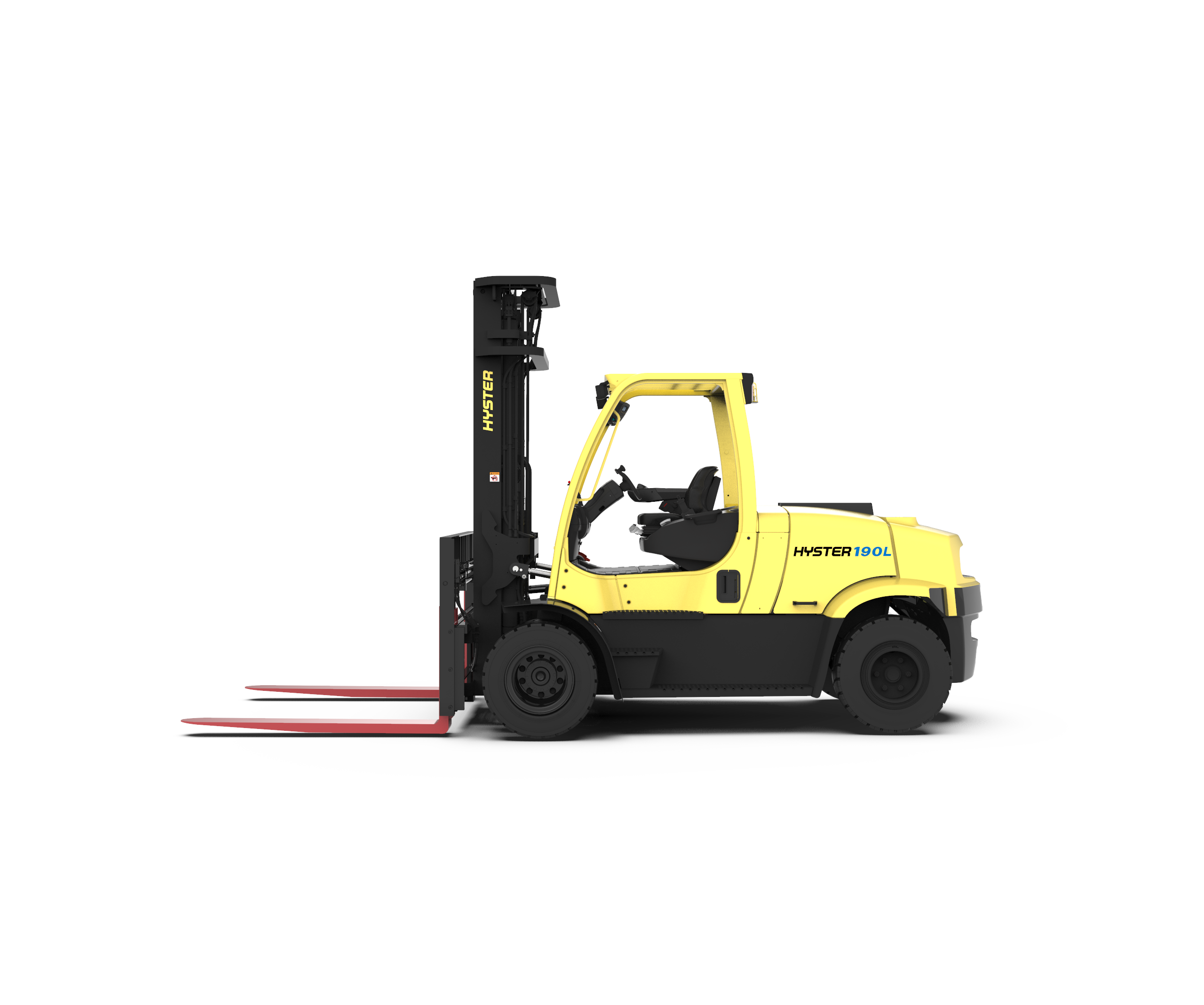 Electric sit-down Forklift 4 Wheel Pneumatic Tire | Hyster J155-190XNL