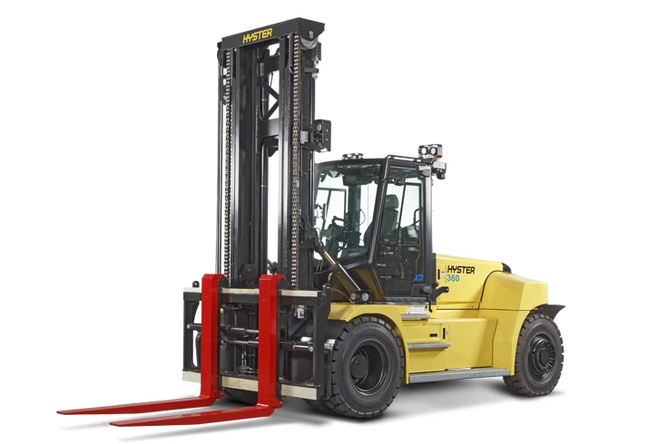  Carretilla elevadora eléctrica de 4 ruedas con llantas neumáticas y operario sentado | Hyster J155-190XNL
