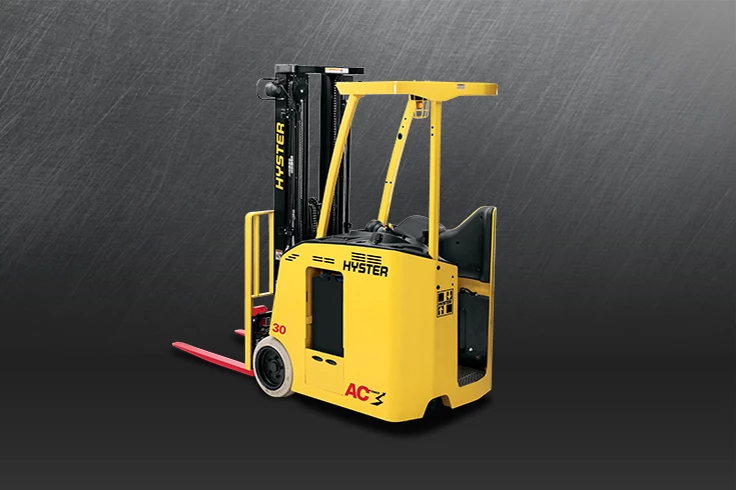 Electric Three Wheel Stand-Up Forklift | Lift Capacity 3000-4000Lbs | Hyster