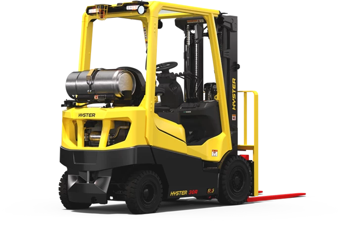 Pneumatic Tire Forklift | Internal Combustion | Hyster H30-40A 