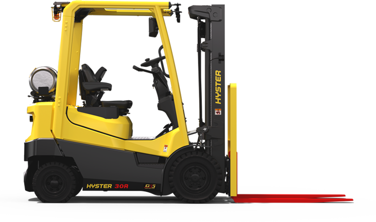 Pneumatic Tire Internal Combustion Counterbalance Forklift | Hyster H30-40A