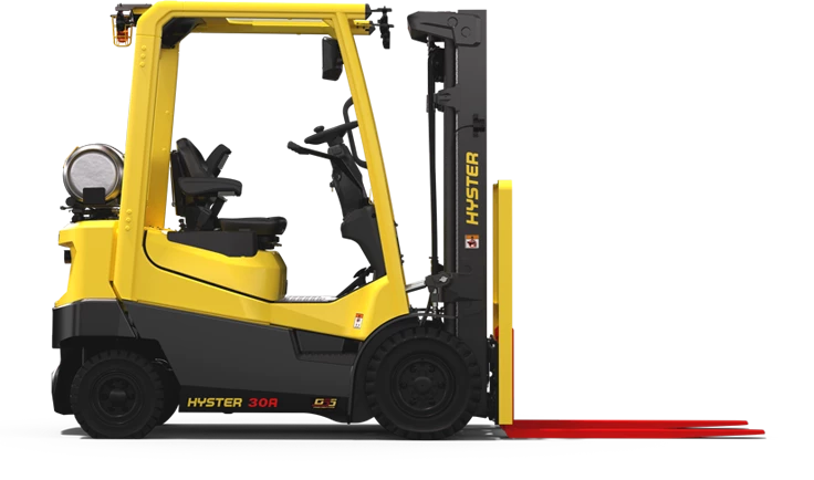 Pneumatic Tire Internal Combustion Counterbalance Forklift | Hyster H30-40A 