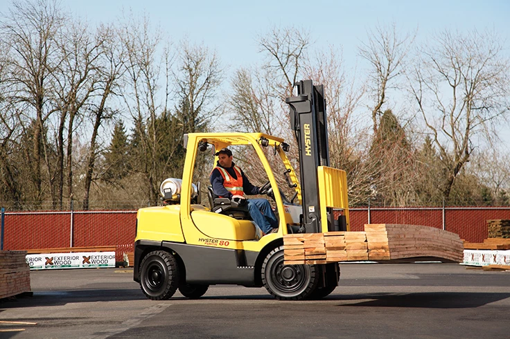 Sit Down Forklift | Internal Combustion Engine | Hyster H80-120FT