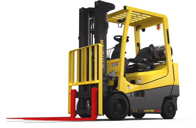 FORKLIFT SAFETY IS KEY; DYNAMIC STABILITY IS STANDARD | Hyster