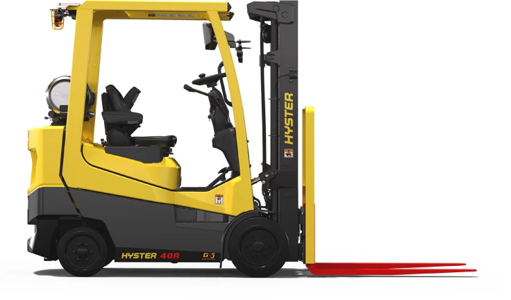 CUSHION TIRE IC FORKLIFT WITH DYNAMIC STABILITY SYSTEM | Hyster